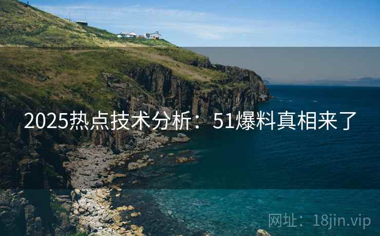 2025热点技术分析：51爆料真相来了