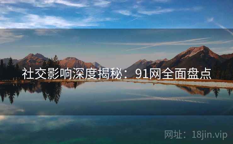 社交影响深度揭秘：91网全面盘点